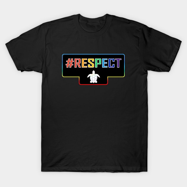 Hashtag repsect T-Shirt by lazerwhirl